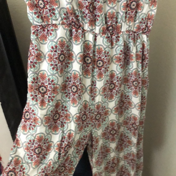 Fun floral jumpsuit Purple Snow size large - Picture 4 of 9